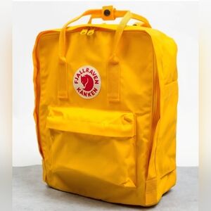 Fjall Raven Kanken Backpack Warm Yellow NWT